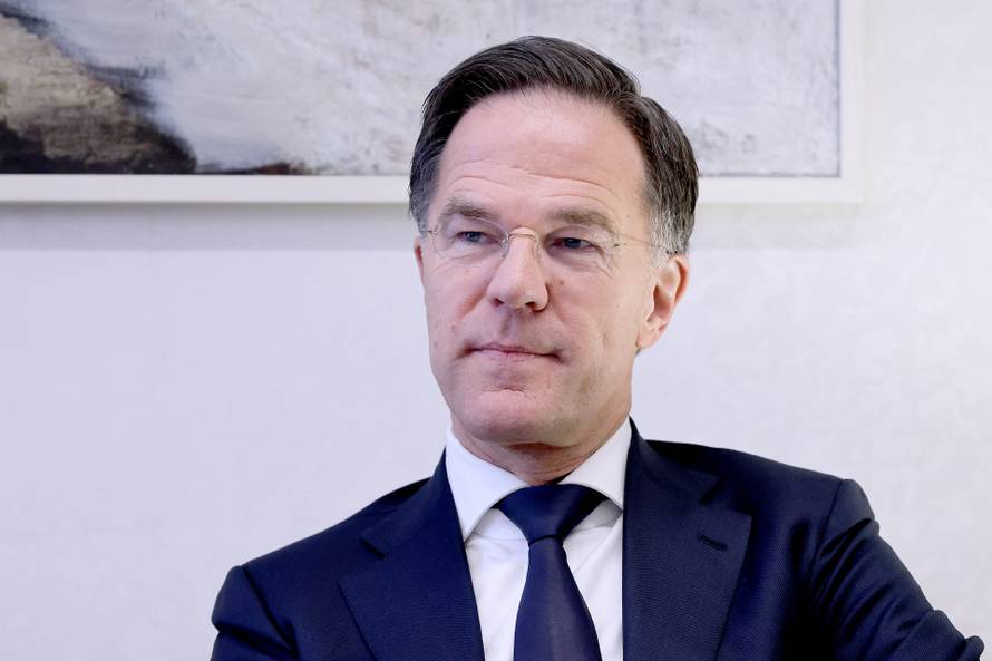 Zagreb: Plenković u Banskim dvorima primio glavnog tajnika NATO-a Marka Ruttea