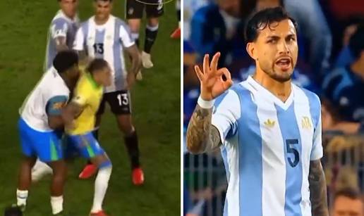 VIDEO Zamalo kaos: Argentinci provocirali Brazilce, a bijesni Raphinha sam krenuo na trojicu