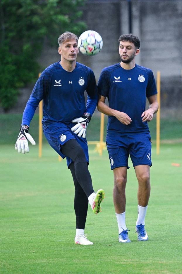 Zagreb: Trening nogometaša Dinama uoči utakmice protiv Vikinga