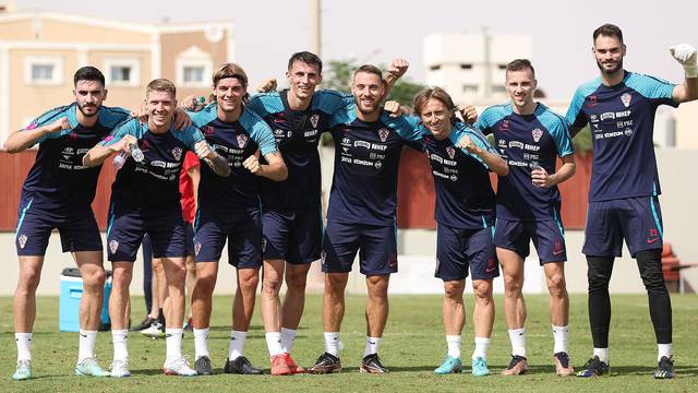 Trening Hrvatske nogometne reprezentacije u Rijadu