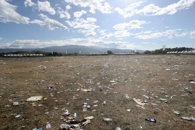 Jutro nakon koncerta Marka Perkovića Thompsona na sinjskom hipodromu