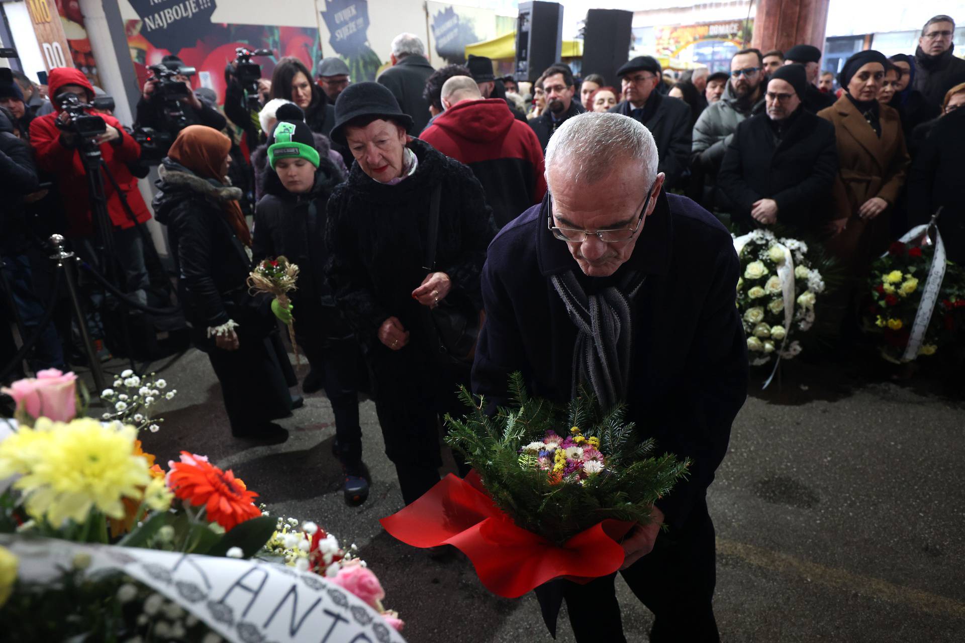 Komemoracija povodom  obljetnice stradanja Sarajlija na pijaci Markale