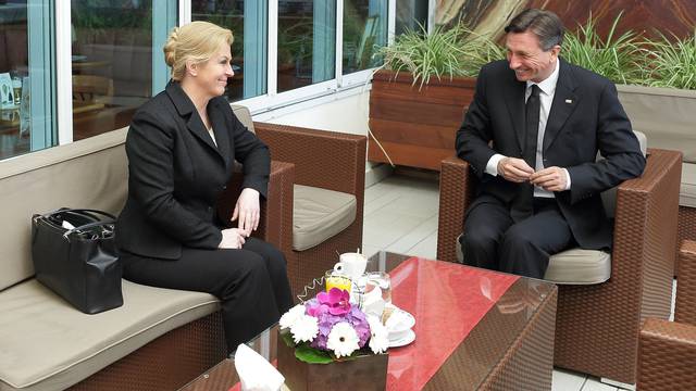 Susreli se Grabar Kitarović i Pahor: Mišljenja ostaju ista