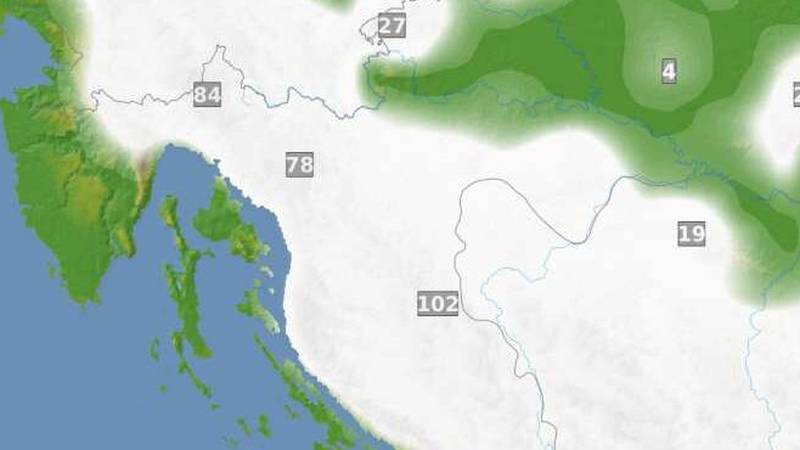Evo gdje će sve padati snijeg