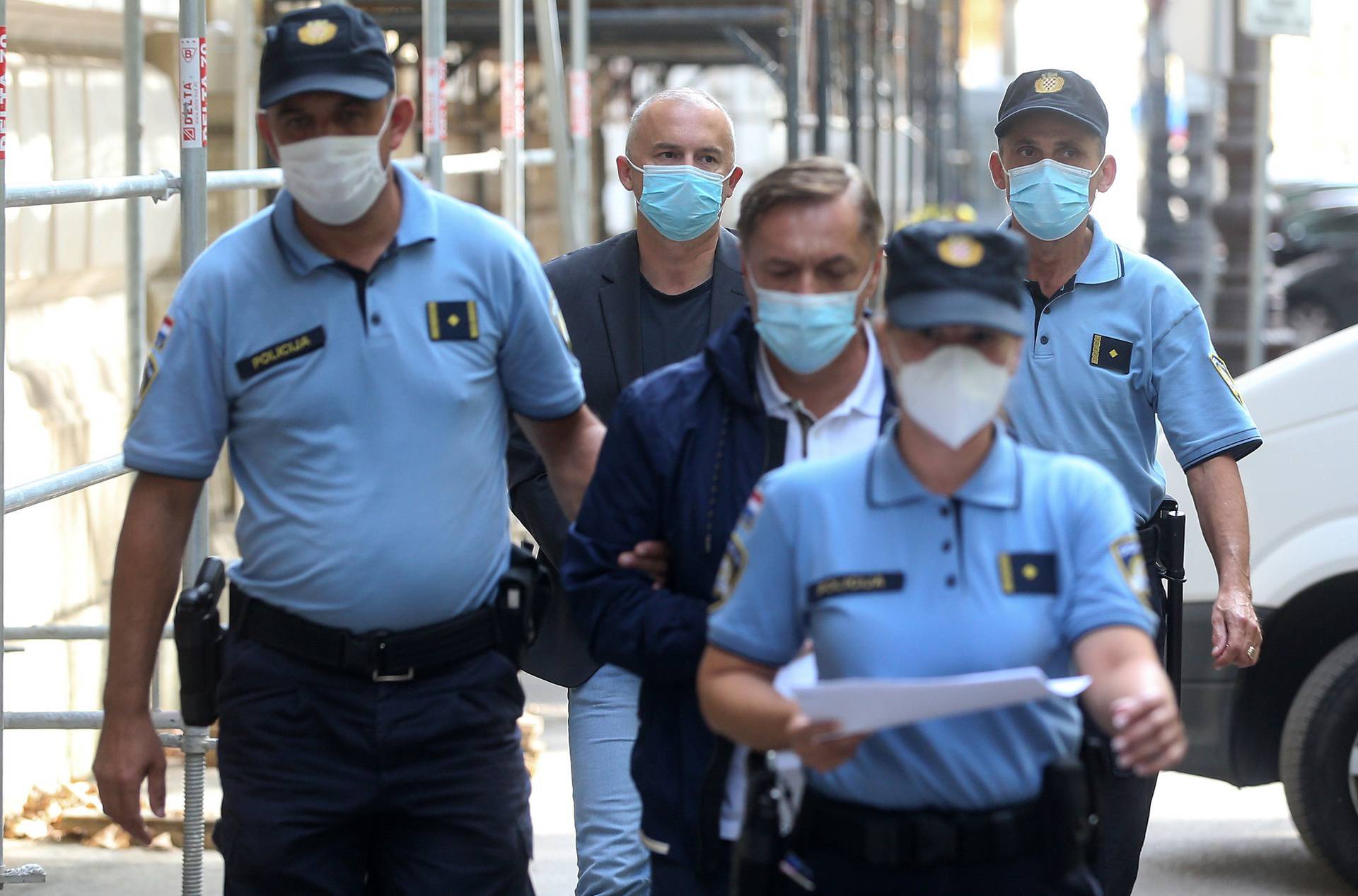 Zagreb: Dražen Barišić i Vinko Grgić dovedeni pred suca istrage zbog afere Janaf