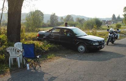 Majka s dvije kćeri autom sletjela s ceste u Zagorju