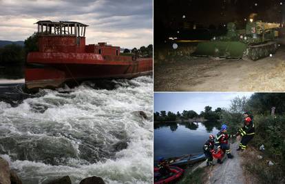 Nasukani brod izvukli vojnici i vatrogasci i 'odčepili' Savu...