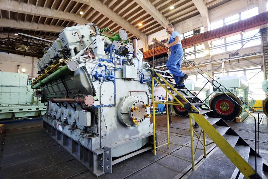 Karlovac: Dizelski motor iz nuklearne elektrane Smolensk stigao na remont