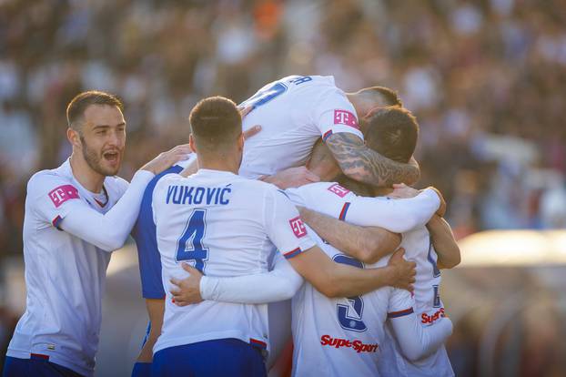 Split: Utakmica Hajduk - Slaven Belupo na dan obilježavanja 111. godina Hajduka