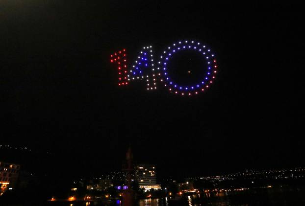 Opatija: Show 140 dronova povodom 140 godina Croatia osiguranja
