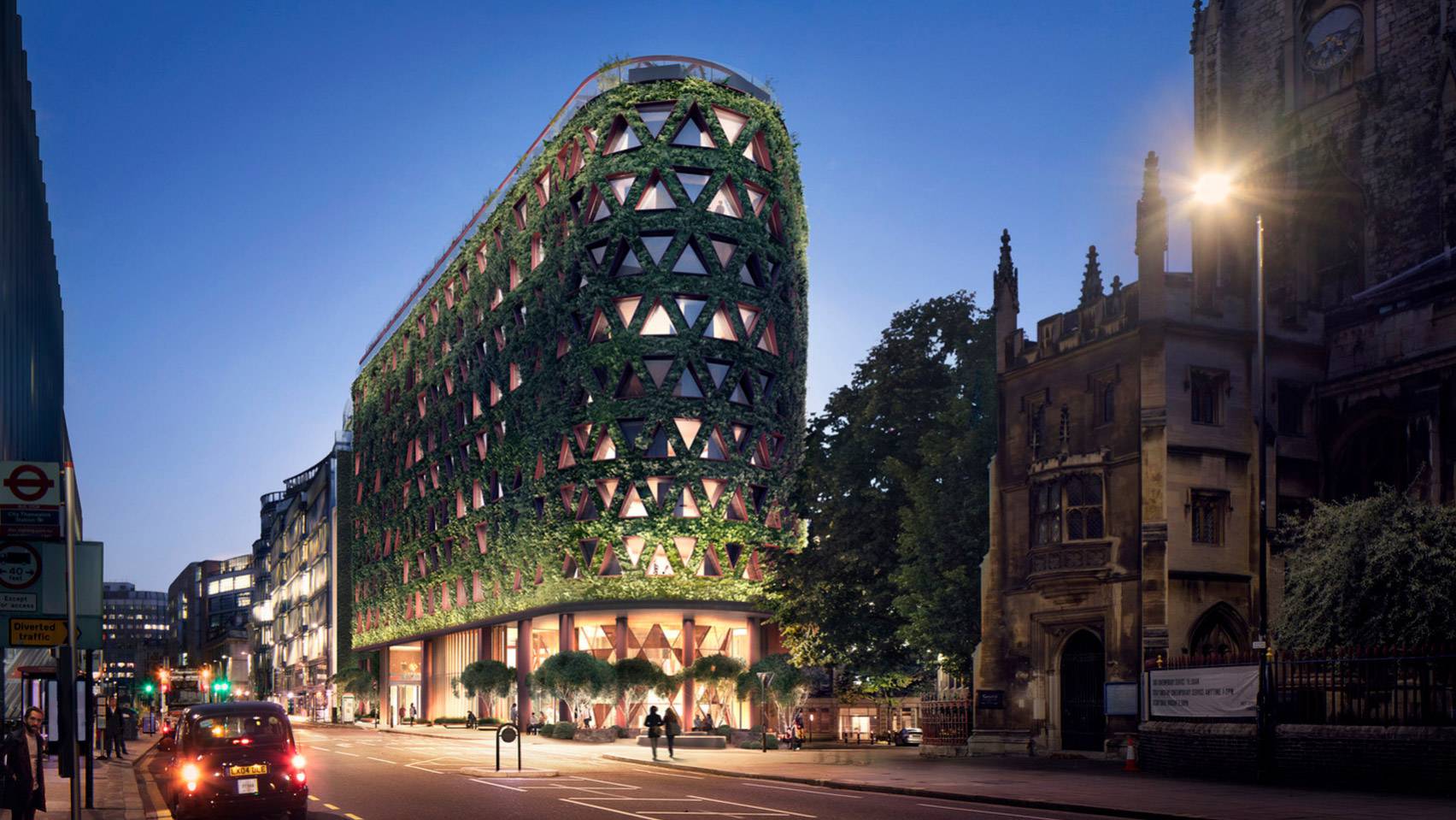 Zeleni zid londonskog hotela s 5 zvjezdica ima 40.000 biljaka