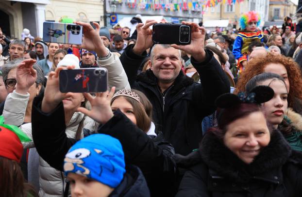 Samobor: Dječja povorka u sklopu 200. obljetnice Samoborskog fašnika