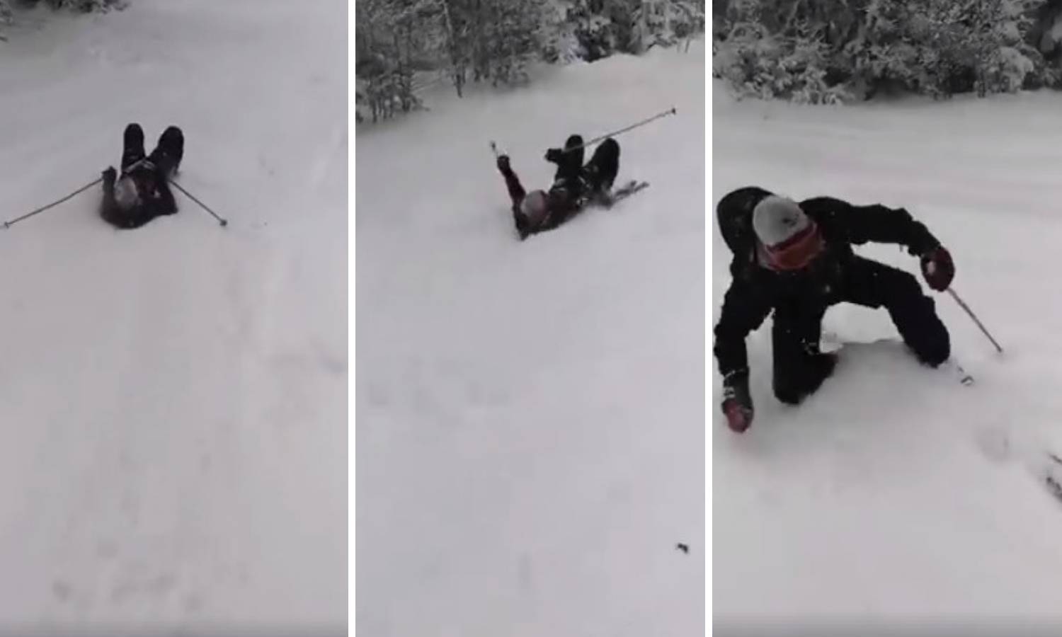 Nije lako na stazi: Dalmatinac na snijegu je hit na internetu