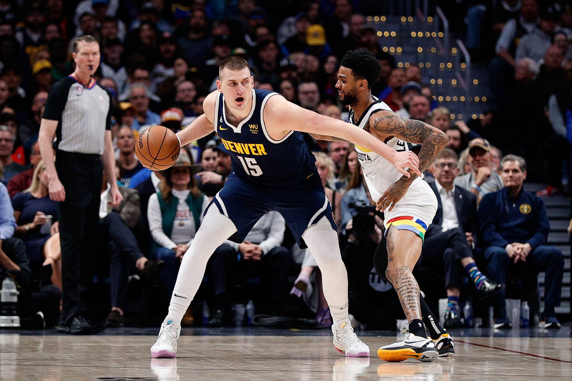 NBA: Playoffs-Minnesota Timberwolves at Denver Nuggets