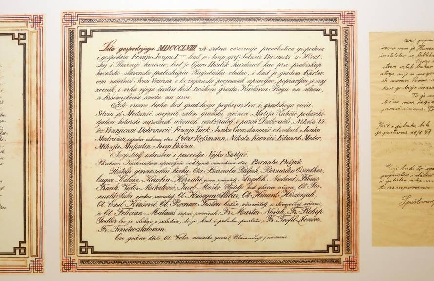 Karlovac: Konferencija povodom otvaranja  svitka iz 18. stoljeća nađenog u jabuci križa