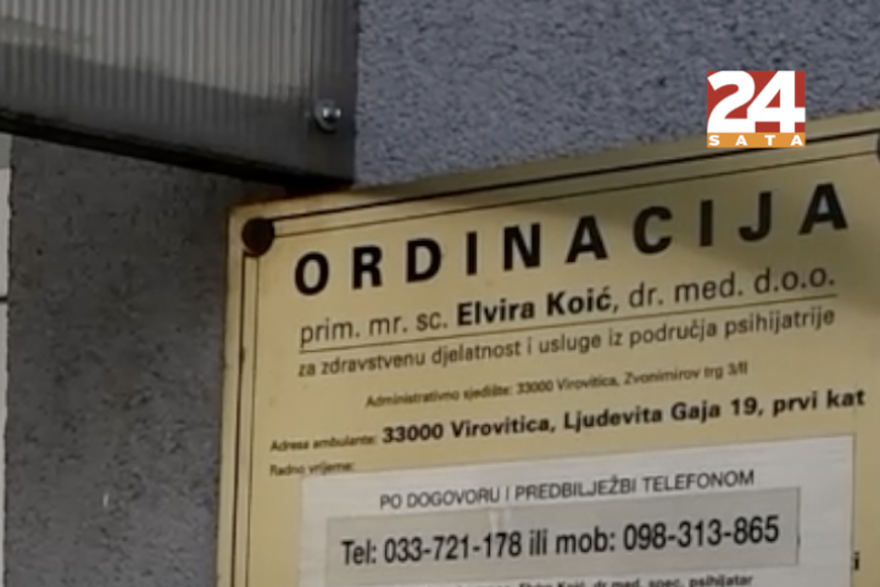 Virovitica: Pacijentica u nožem izbola poznatu psihijatricu Elviru Koić