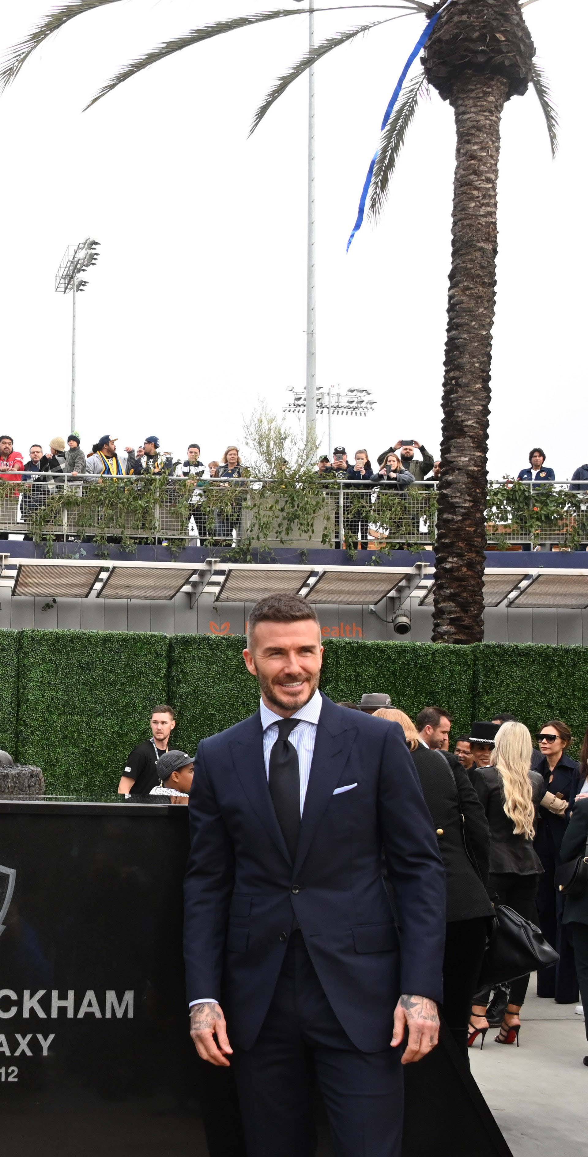 MLS: LA Galaxy Unveil David Beckham Statue