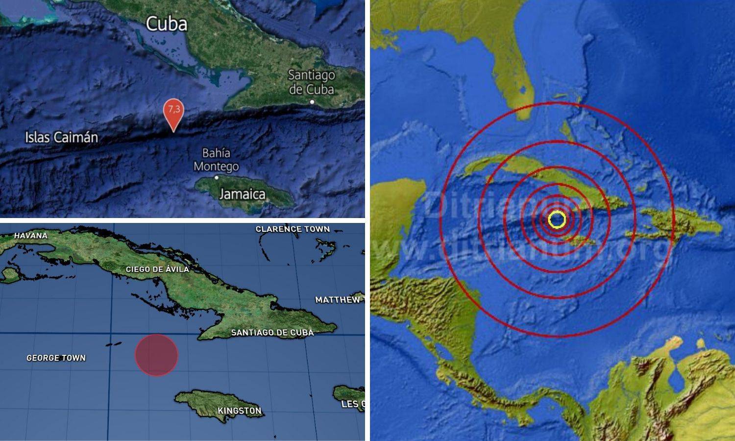 Tresli se Karibi: Snažan potres pogodio je Jamajku i Kubu