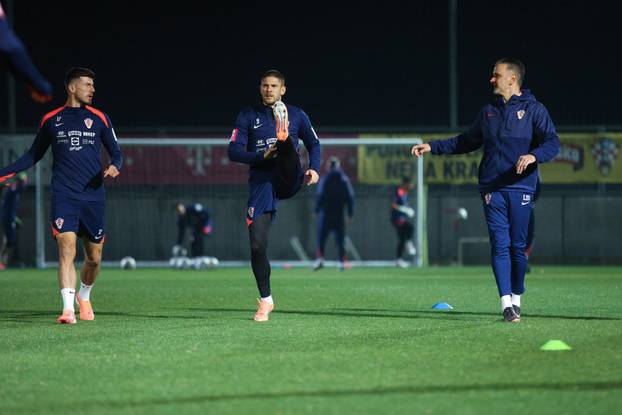 Rijeka: Trening hrvatske nogometne reprezentacije