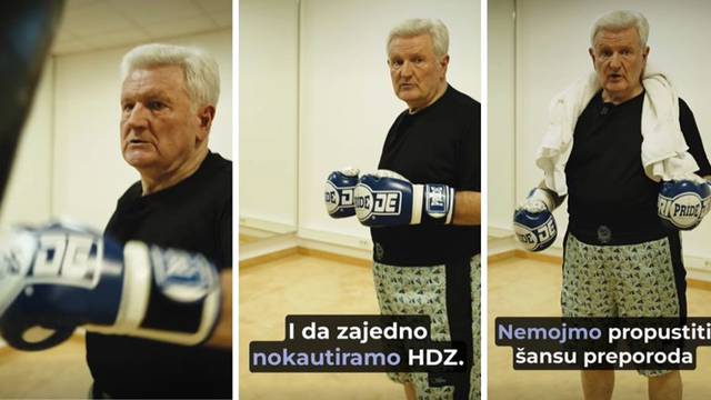 VIDEO Ivica Todorić navukao je boksačke rukavice i poručio: 'Nokautirajmo zajedno HDZ'