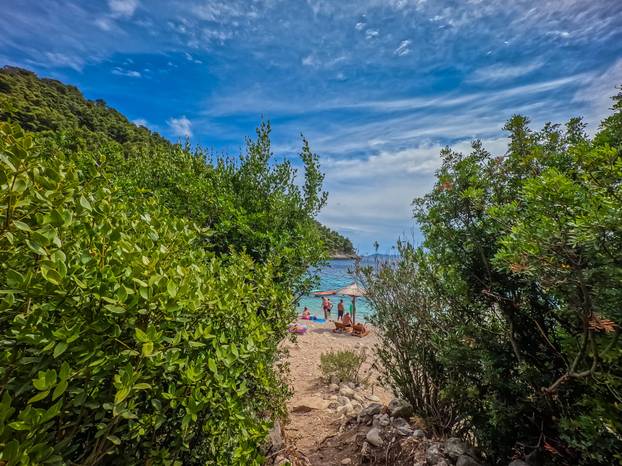 Uvala Pupnatska Luka na otoku Korčuli