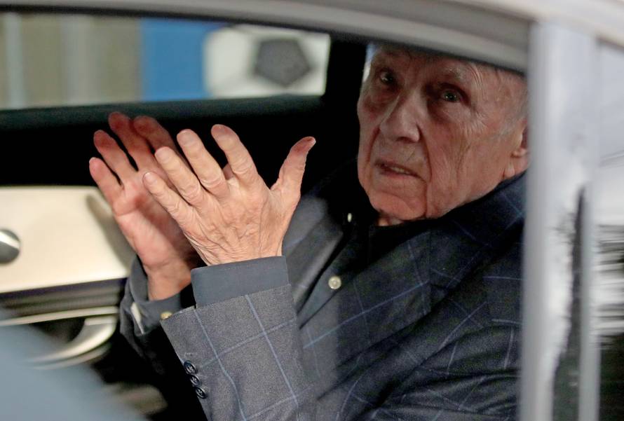 Zagreb: Mirko Barišić dolazi na stadion u Maksimiru