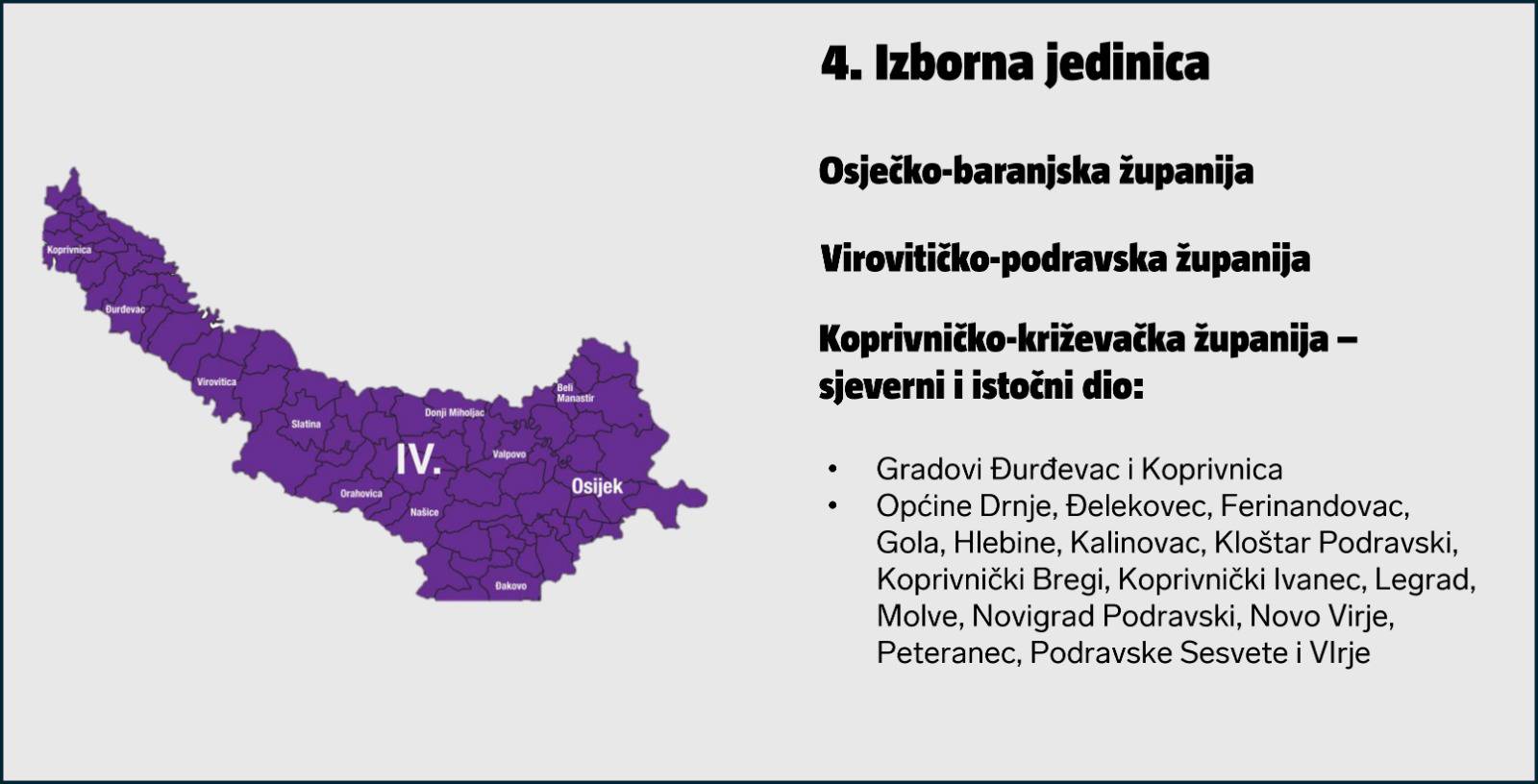 Pronađite svoju izbornu jedinicu na interaktivnoj karti! Velika promjena je za Grad Zagreb