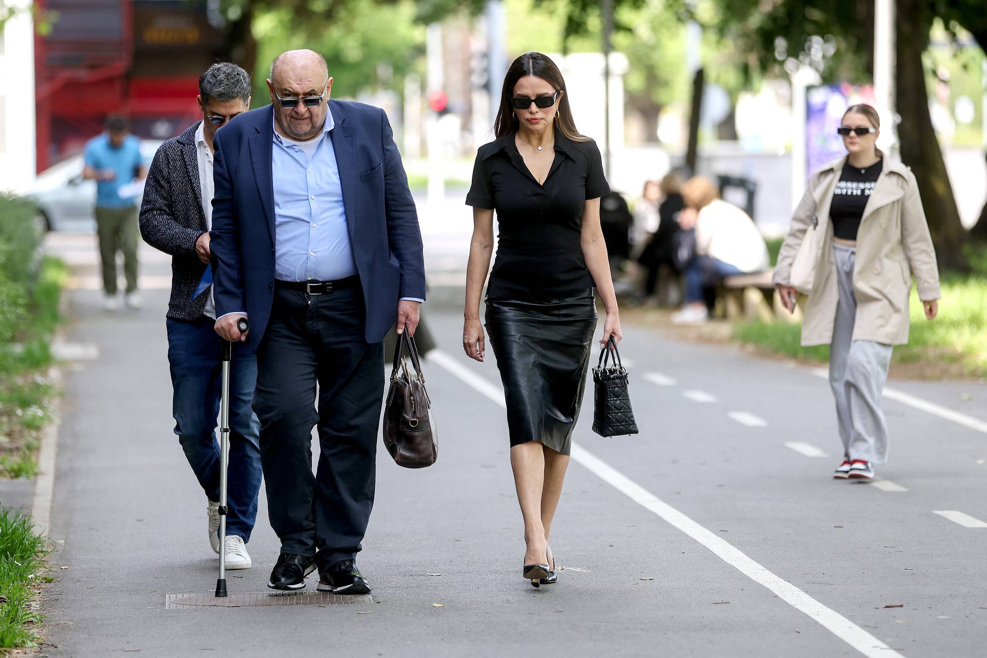 Severina dolazi na ročište na Općinski prekršajni sud u Zagrebu