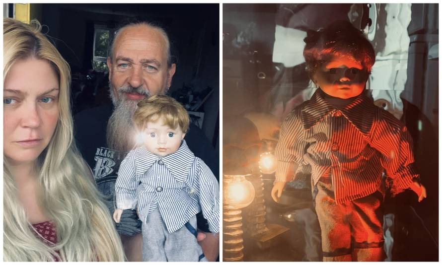 Britanka tvrdi da je ova lutka ukleta: 'Noću se smije i priča s mojim sinom (3). Mene grebe...'