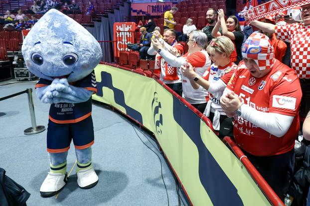 Susret Islanda i Hrvatske u drugom krugu EHF Europskog prvenstva, navijači 