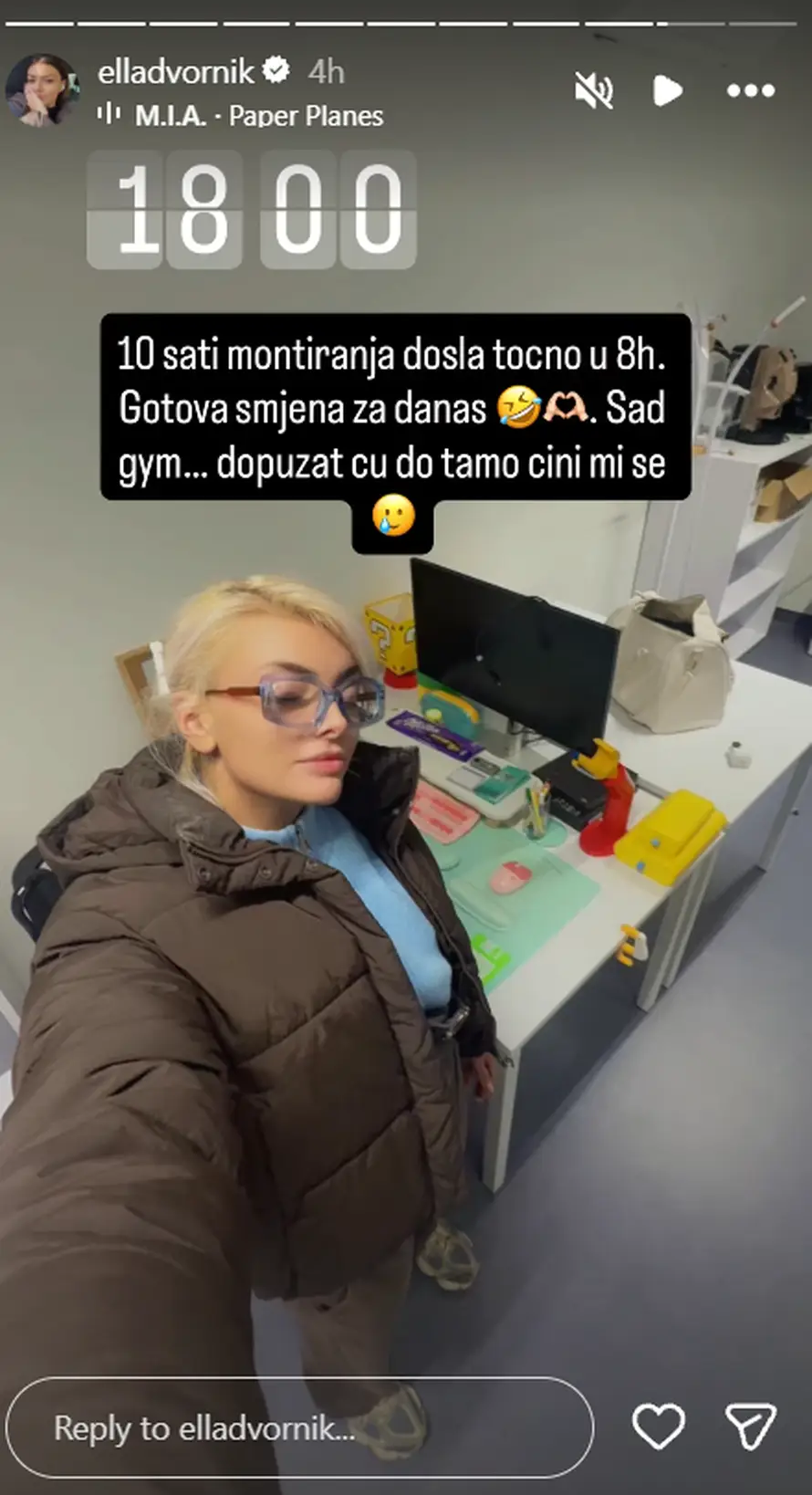 Ella Dvornik otkrila gdje radi