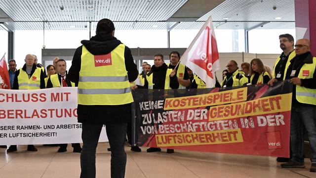 Aviation security workers go on strike at Cologne-Bonn airport