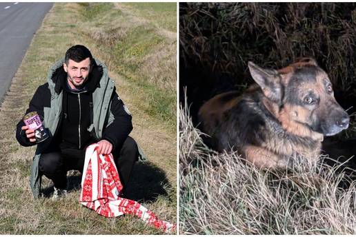 Slavonac Nikola vra&cacute;a vjeru u ljude: 'Cijelu sam no&cacute; na cesti &ccaron;uvao ozlije&dstrok;enog psa...'