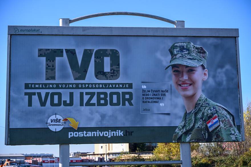 Plakat za temeljno vojno osposobljavanje