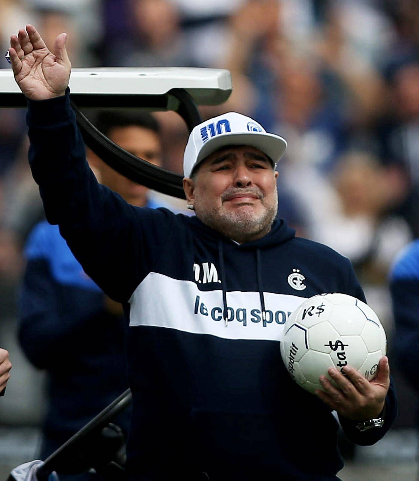 Argentina - Diego Maradona unveiled as new Gimnasia y Esgrima de La Plata coach