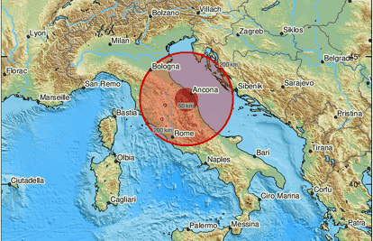 Još jedan jak potres pogodio Italiju, osjetio se i u Hrvatskoj