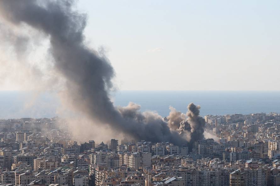 Escalation between Hezbollah and Israel, amid the U.S.-Israeli conflict with Iran, in Beirut