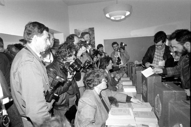 Prvi krug poslijeratnih višestranačkih izbora u Hrvatskoj, 22.4.1990.