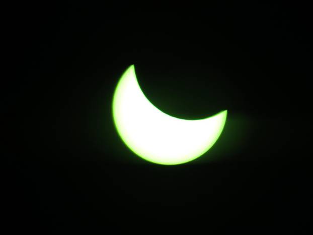 Pomr?ina Sunca vidljiva iz Splita
