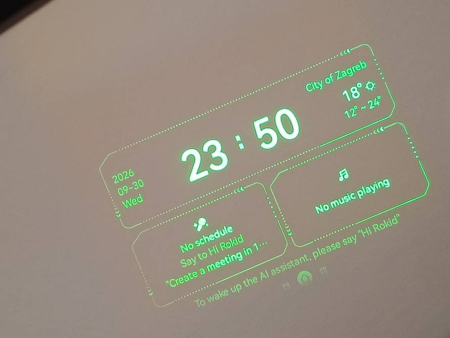 VIDEO Testirali smo Rokid Glasses: Ove pametne naočale s ekranom vas bacaju u SF film