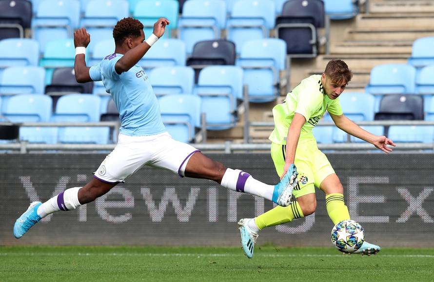 Susret 2. kola Lige prvaka mladih izmeÄu Manchester Cityja i Dinama