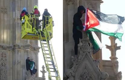 Popeo se na Big Ben i mahao sa zastavom Palestine. Uhićen je