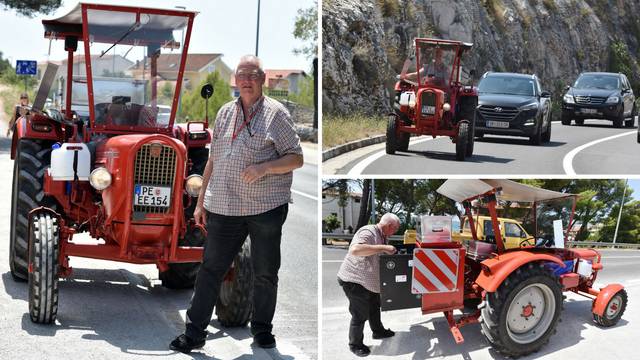 Nijemac (63) na ljetovanje u Hrvatsku putovao traktorom