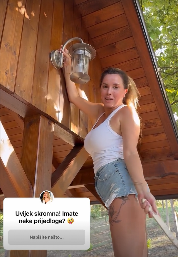 FOTO Biste li joj pomogli? Nives se uhvatila radova na kućici pa poručila: 'Fali mi samo 20 cm'