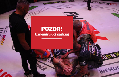 Užas u ringu u Puli: MMA borcu gotovo je otpao nožni palac!