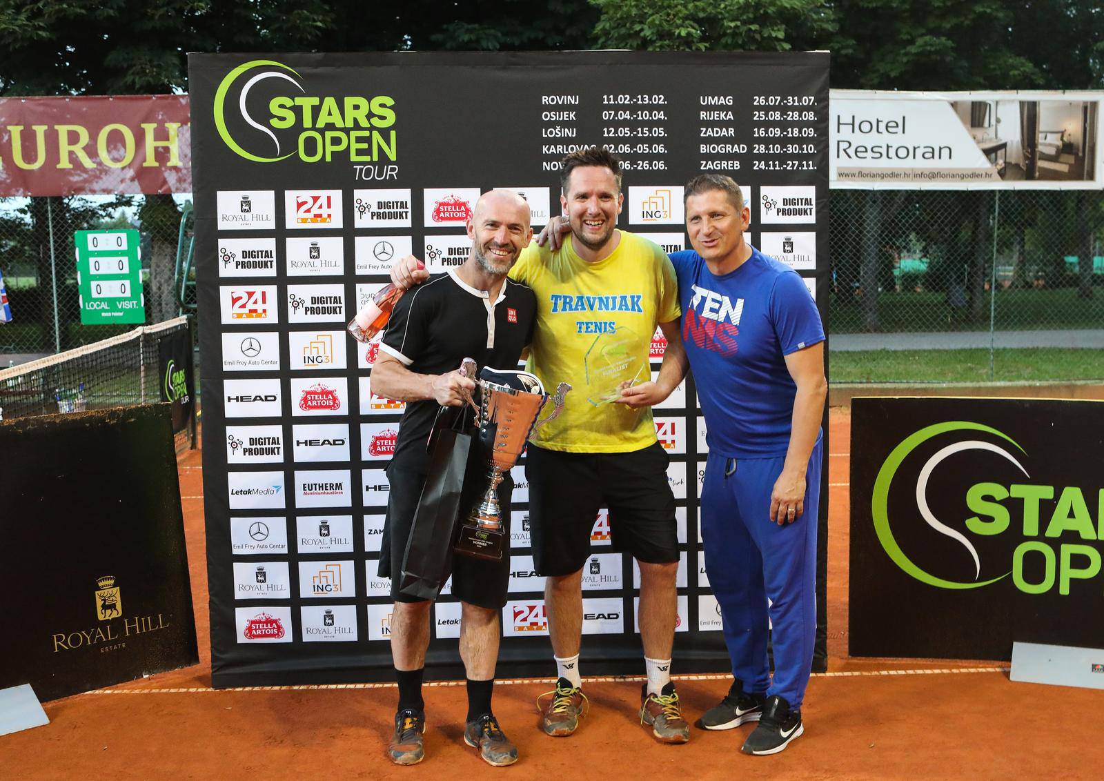 Karlovac: Završen je teniski turnir Stars Open Tour 