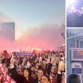 Deseci tisuća ljudi dočekali su srebrne! Trgom se orile pjesme, navijači zapalili desetak baklji