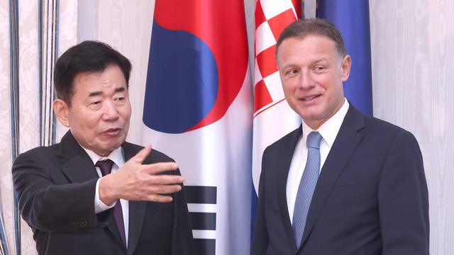 Zagreb: Jandrokovic primio predsjednika Nacionalne skupstine Republike Koreje Kima Jin-pyoa