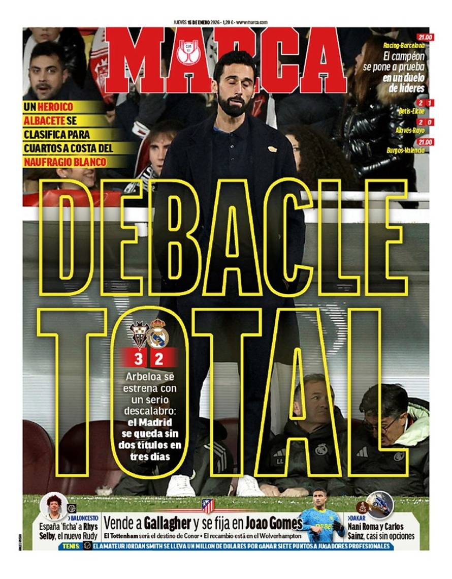 Ovo su naslovnice španjolskih medija nakon debakla Reala...