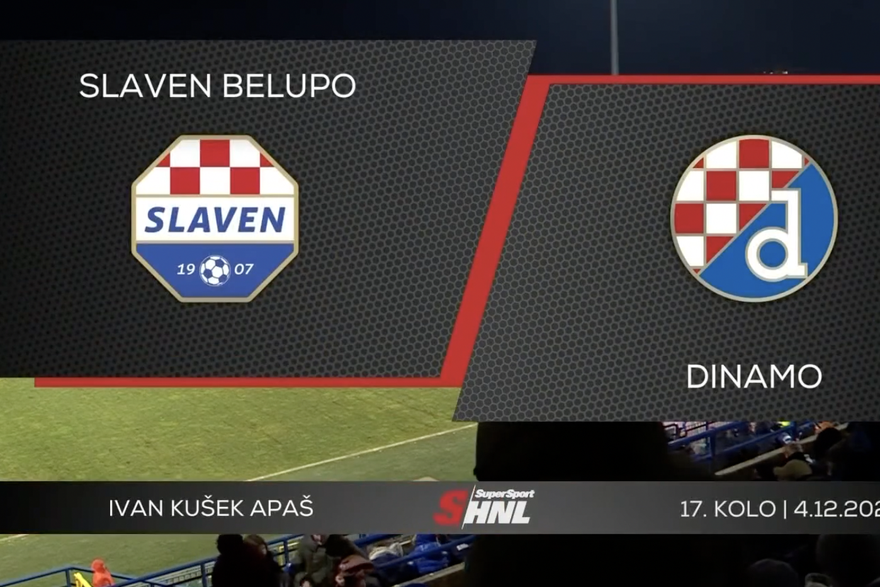 Sažetak utakmice 17. kola SuperSport Hrvatske nogometne lige između Slaven Belupa i Dinama (0:2).